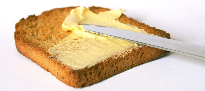 chlieb maslo, metabolický vek, chudnutie, zdravé tuky