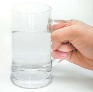 pohár voda