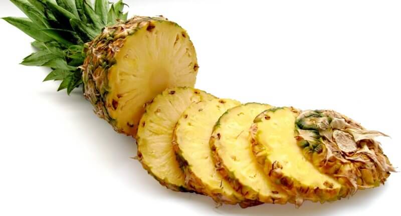 čo jesť nepriberať - ananás